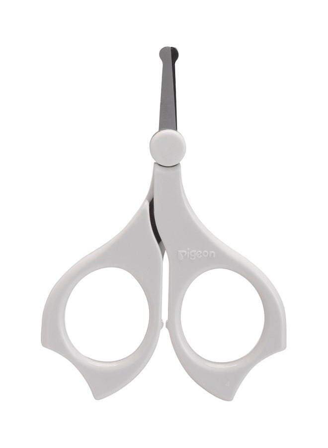 Pigeon Safety Nail Scissors - White