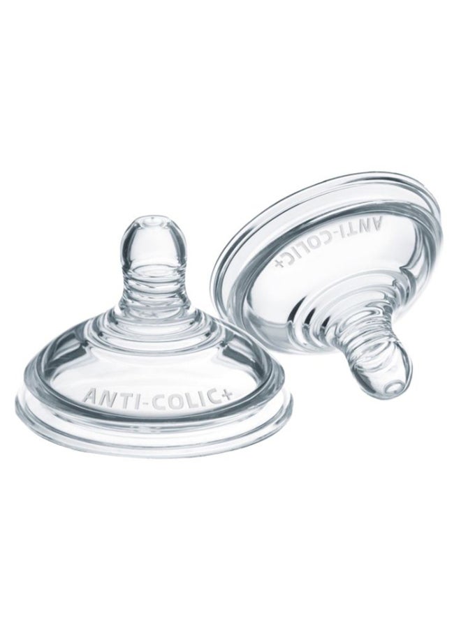 Tommee Tippee Fast Flow Teats Pack Of 2, 6m+
