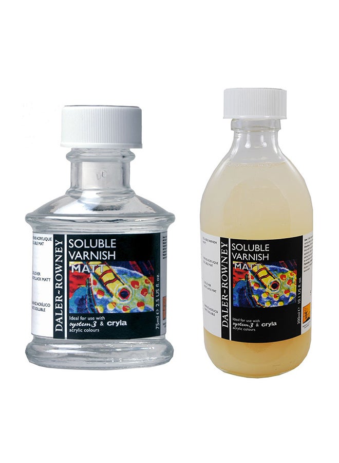 Daler Rowney Soluble Varnish Matt White