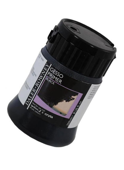 Daler Rowney White Gesso Primer Black 250ml