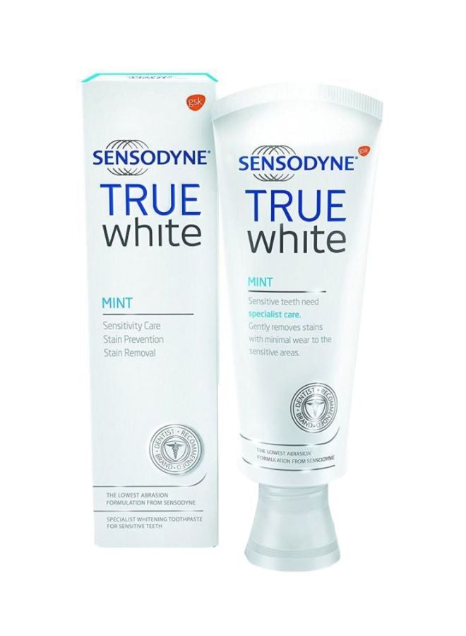 Sensodyne True White Mint Toothpaste 75ml