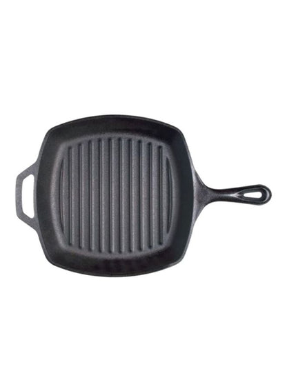Lodge 10.5-Inch Square Grill Pan Black