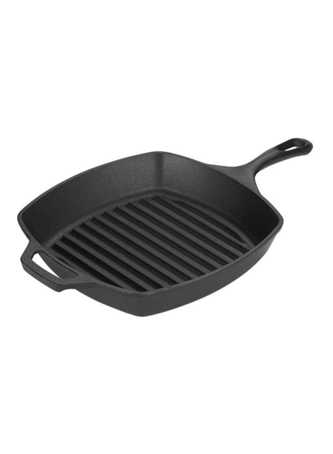 Lodge 10.5-Inch Square Grill Pan Black