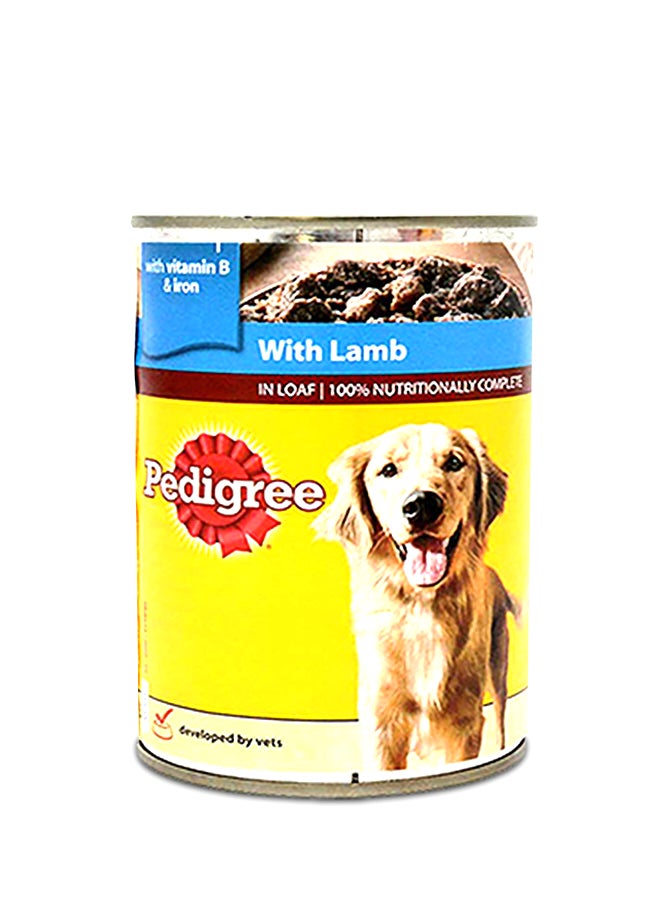 Premium Pedigree Lamb Dog Food 400g