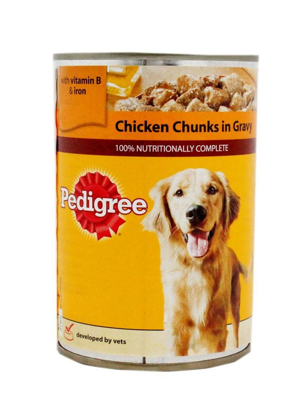 Pedigree Chicken Chunks In Gravy Dog Food 400g