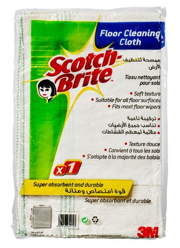 Scotch Brite Floor Cleaning Cloth White