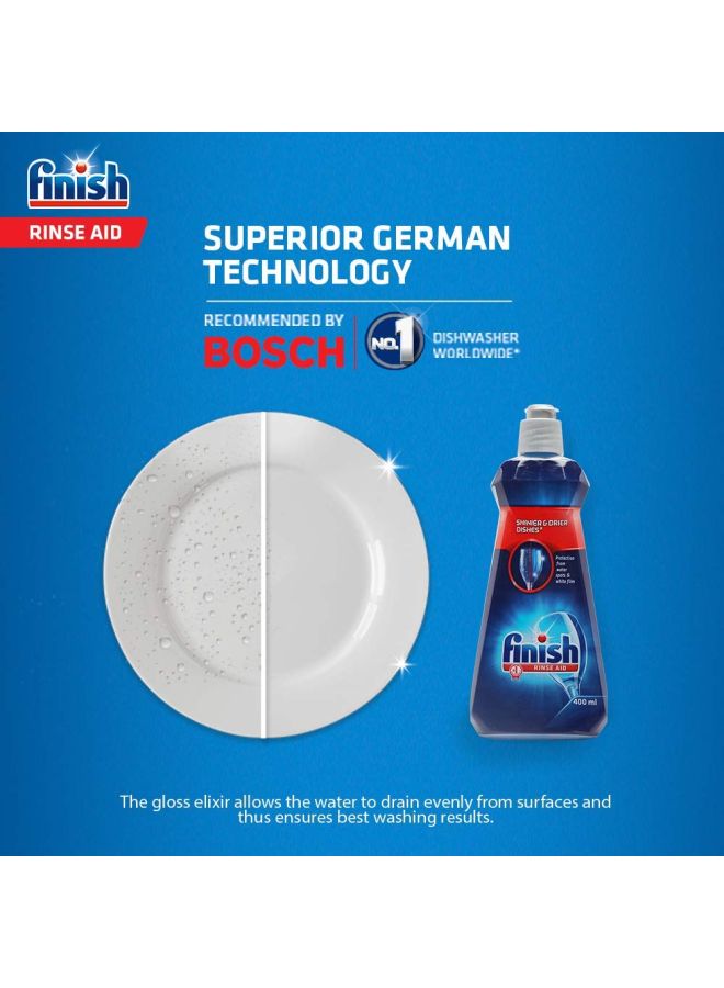 Finish Rinse Aid Liquid Dishwasher Detergent 400meter