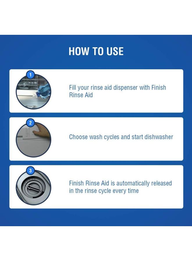 Finish Rinse Aid Liquid Dishwasher Detergent 400meter
