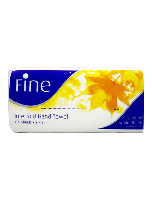 Fine Interfold Hand Towel 150 Sheets x 2 Ply