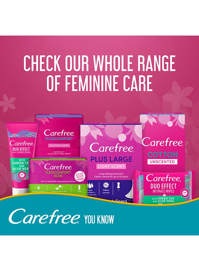 Carefree Panty Liner Plus Fresh Scent Pack of 48