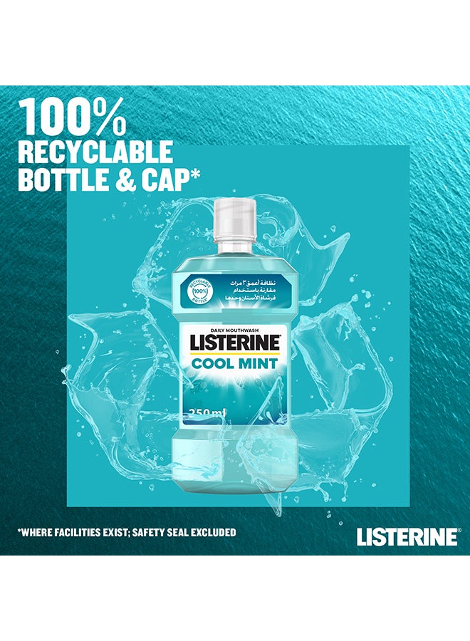 Listerine Cool Mint Daily Mouthwash 250ml