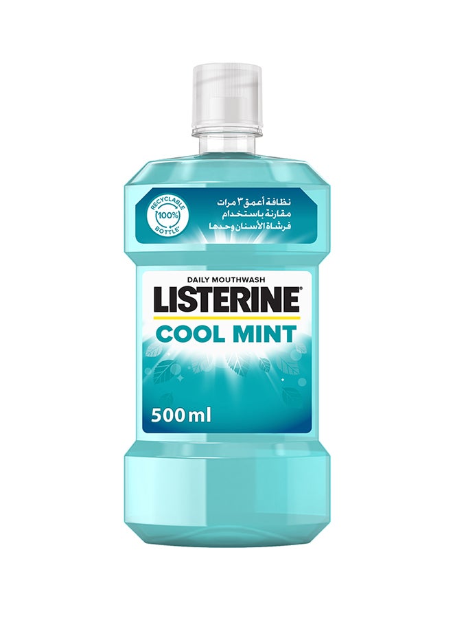 Listerine Cool Mint Daily Mouthwash 500ml
