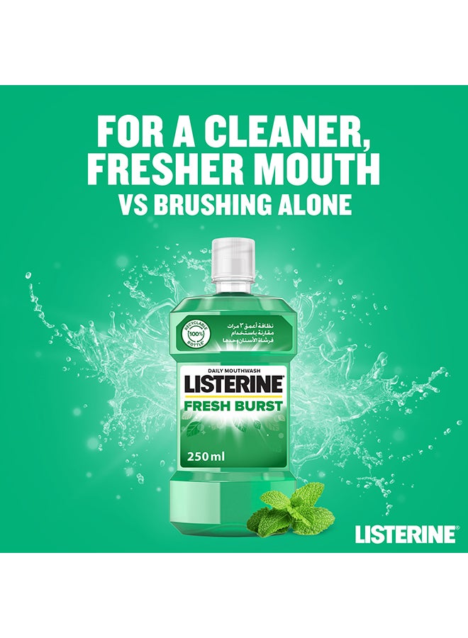Listerine Fresh Burst Mouthwash 250ml