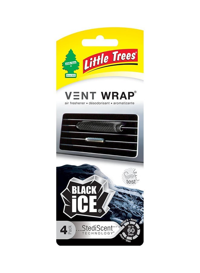 Little Trees Vent Wrap Air Freshener Black Ice