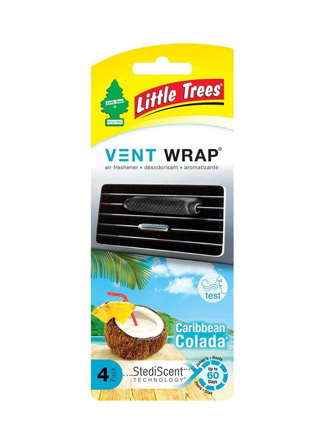 Little Trees Vent Wrap Air Freshener - Caribbean Colada