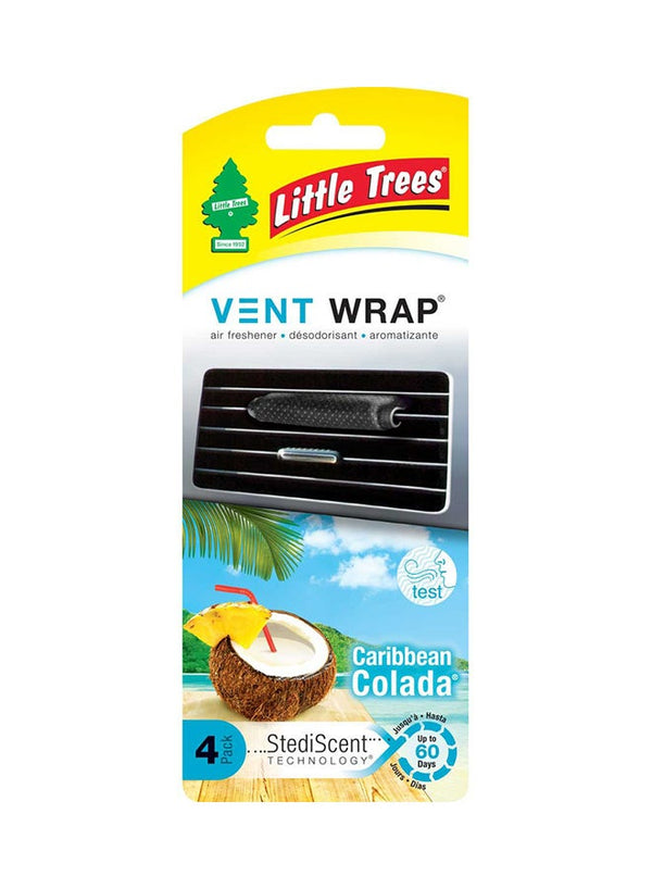 Little Trees Vent Wrap Air Freshener - Caribbean Colada