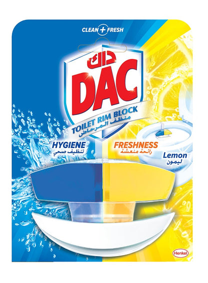 Dac Duo Active Toilet Rim Block Freshness Lemon 50g