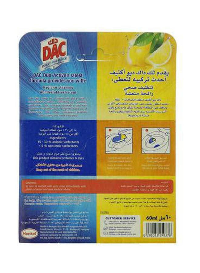 Dac Duo Active Toilet Rim Block Freshness Lemon 50g