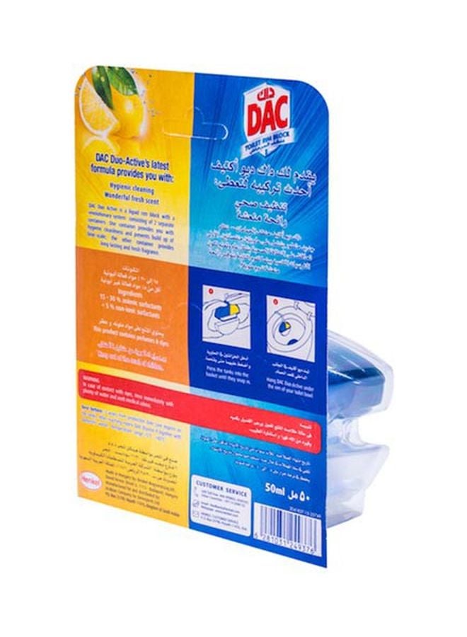 Dac Duo Active Toilet Rim Block Freshness Lemon 50g
