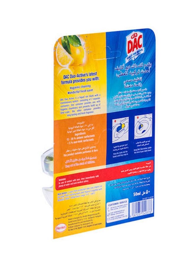 Dac Duo Active Toilet Rim Block Freshness Lemon 50g