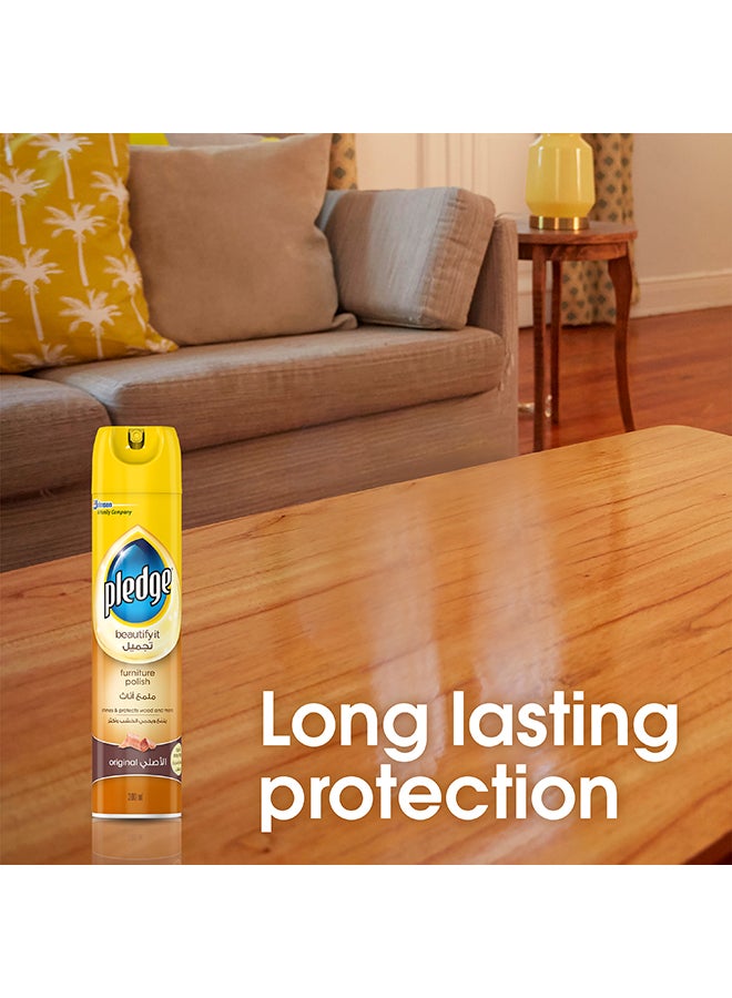 Pledge Furniture Polish Original Spray, 300ml