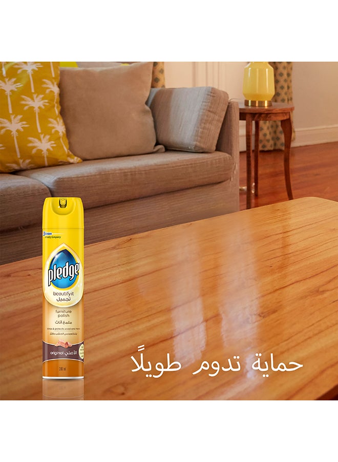Pledge Furniture Polish Original Spray, 300ml