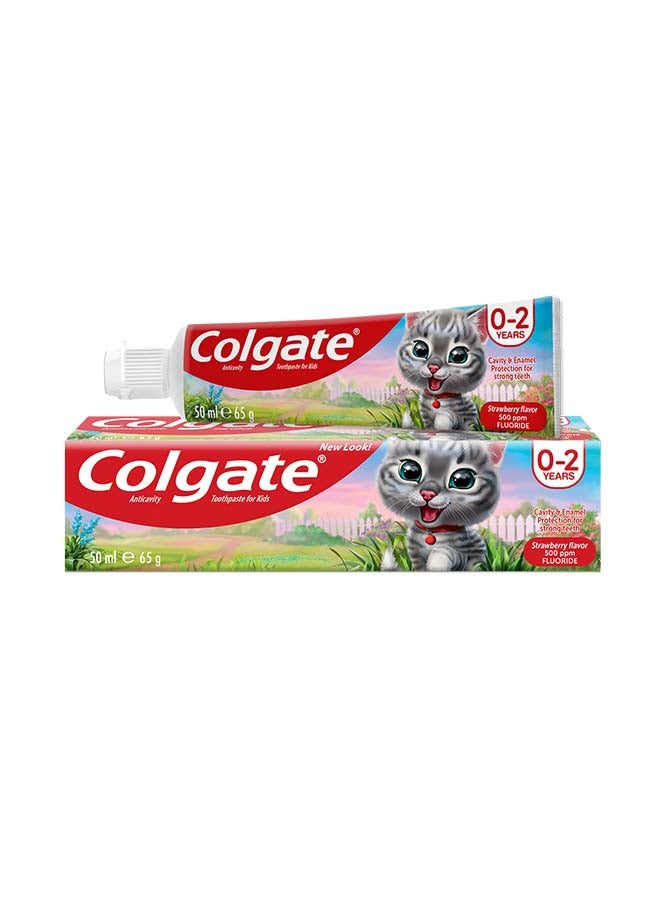 Colgate Anticavity Strawberry Toothpaste For Kids