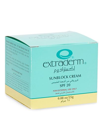 Extraderm Sunblock Cream - SPF 20 25grams
