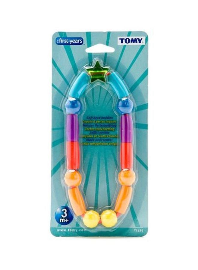 The FIRST Years Soft Teething Beads Ring, Multicolour