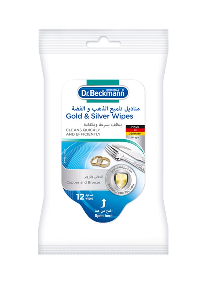 Dr. Beckmann Polish Wipes, Quick Clean for Metals