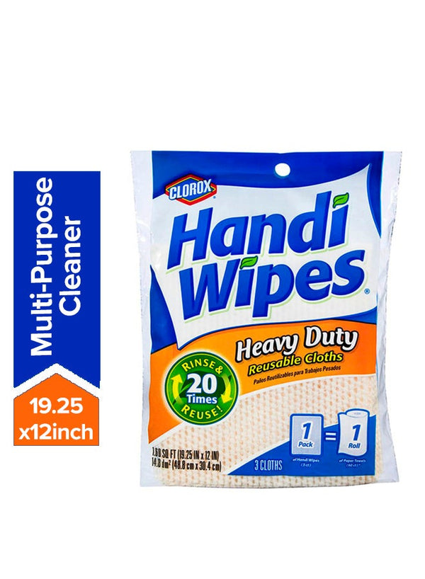 Clorox Heavy Duty Reusable Cloth Set - White