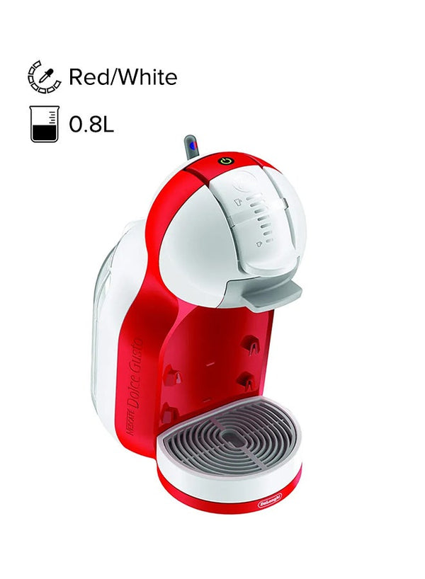 Nescafe Dolce Gusto MiniMe Coffee Machine Red & White