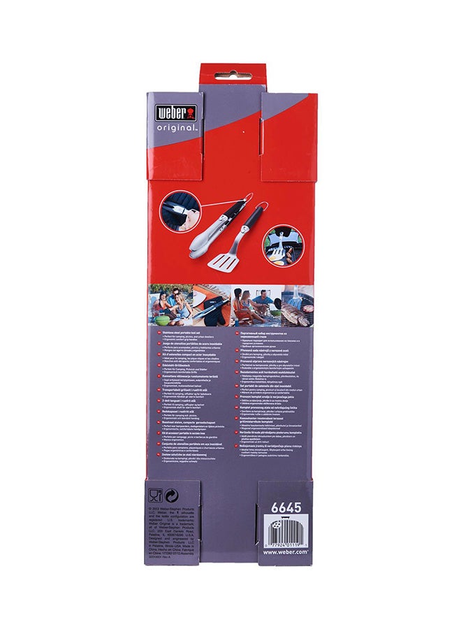 Weber 2-Piece Basic Tool Set Silver