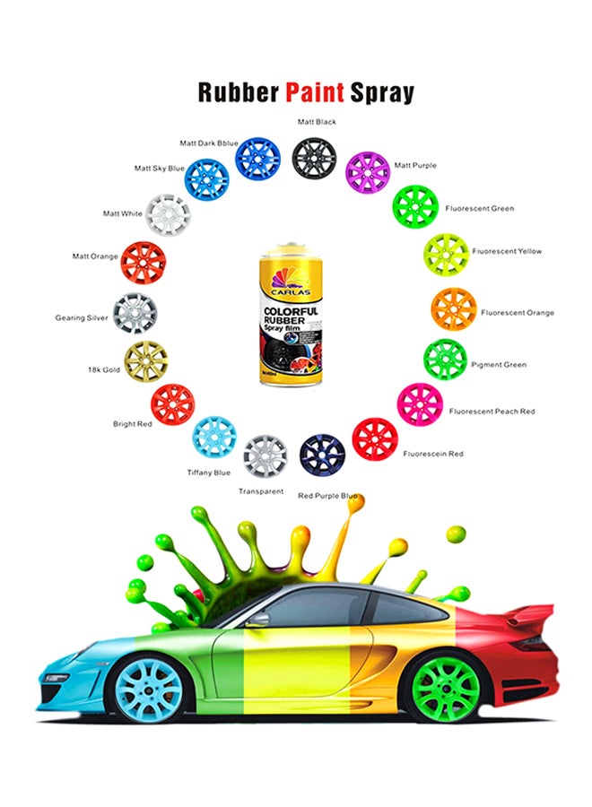 Carlas Colourful Rubber Spray Film