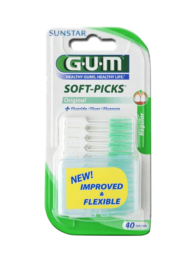 G.U.M Soft Picks 40 Pieces