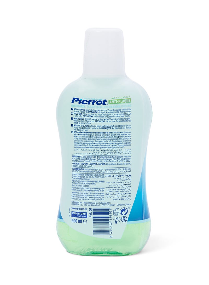 Pierrot Anti-Plaque Mouthwash 500ml