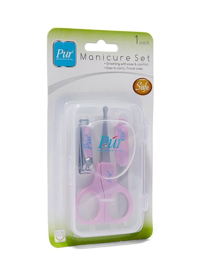 Pur Manicure Set Silver/Blue - Pur