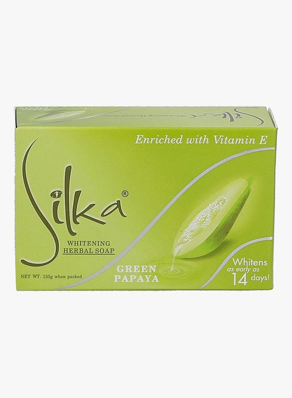 Silka Whitening Herbal Soap - Green Papaya