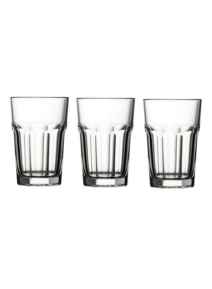 Pasabahce 3-Piece Casablanca Tempered Short Glass Set Clear