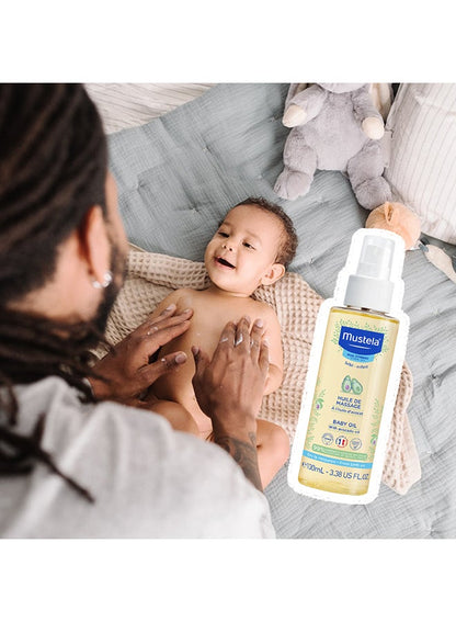 Mustela Hypoallergenic Baby Massage Oil 100ml