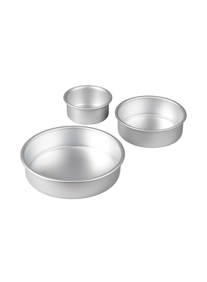 Wilton 3-Piece Aluminium Cake Pan Set