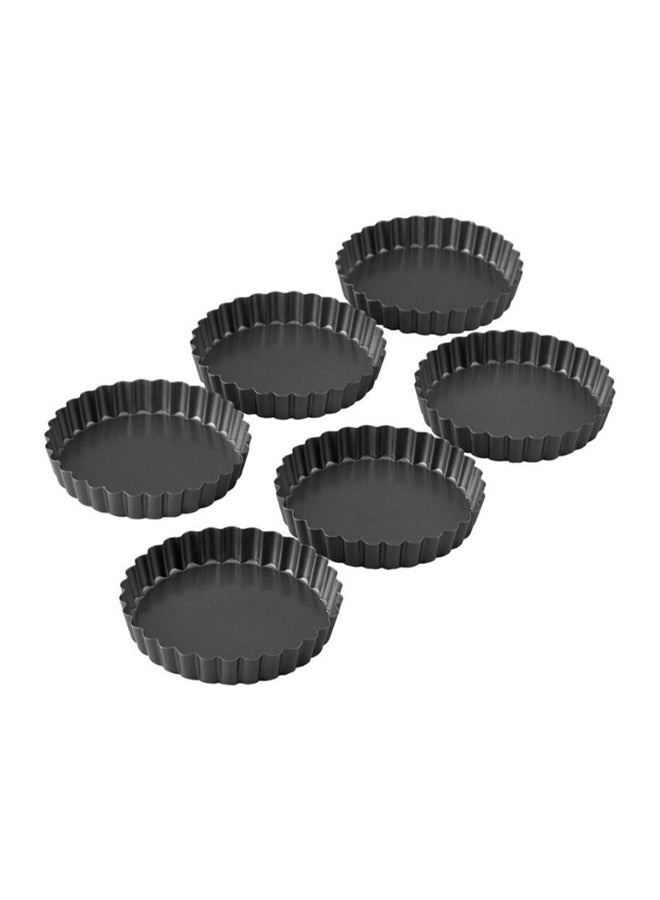Wilton 6-Piece Round Tart Quiche Pan Set