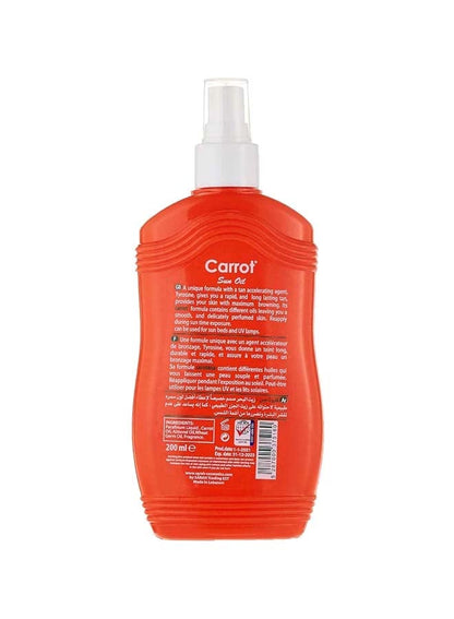 Carrot Sun Tanning Spray Oil 200ml