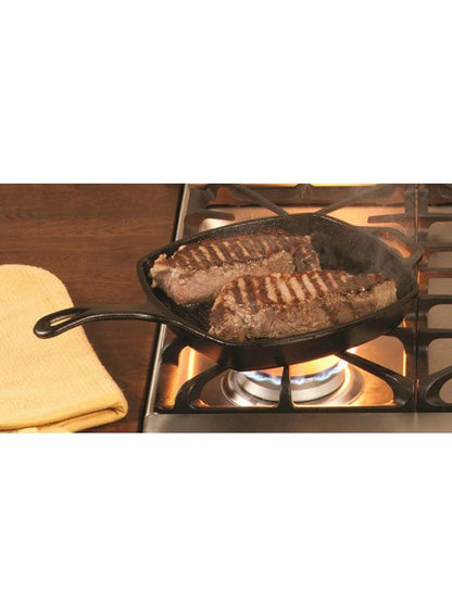 Lodge Cast-Iron Square Grill Pan 10.5" Black