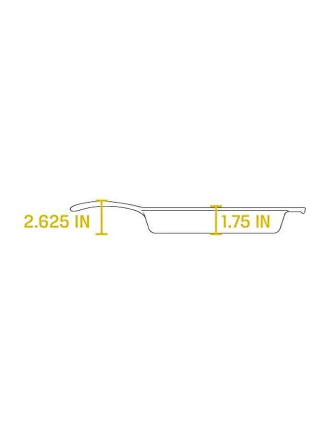 Lodge Cast-Iron Square Grill Pan 10.5" Black