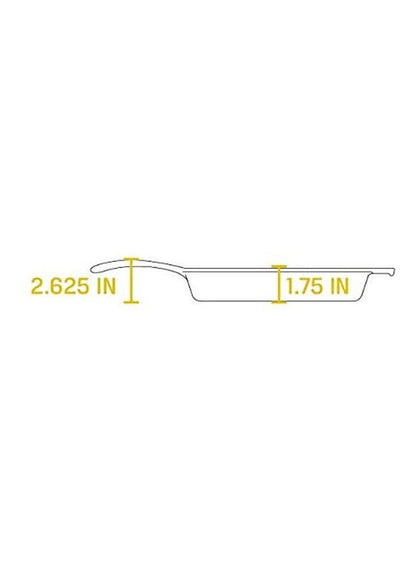 Lodge Cast-Iron Square Grill Pan 10.5" Black