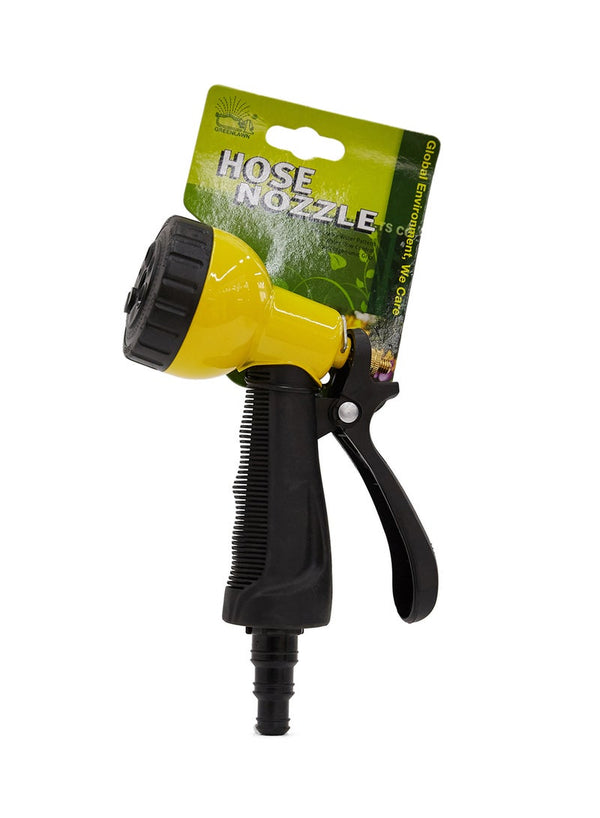 GREEN LAWN Hose Nozzle Yellow/Black - Premium Watering Tool
