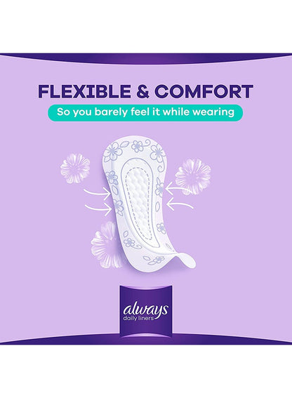 Always Daily Liners Comfort Protect Pantyliners, 80 Count