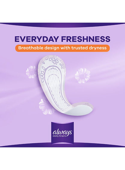 Always Daily Liners 20 Count - Premium Protection