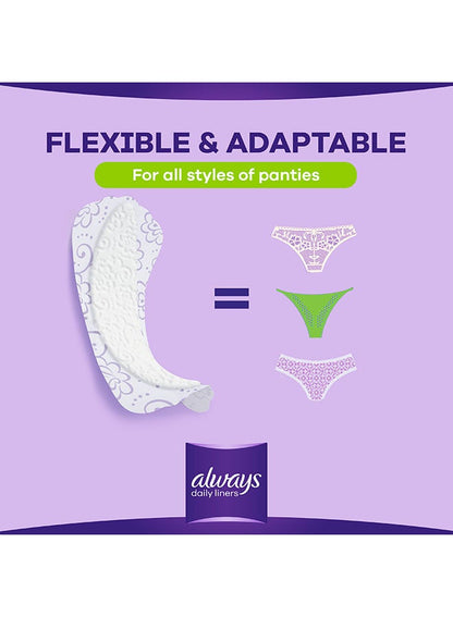 Always Daily Liners Flexistyle Slim Pantyliners